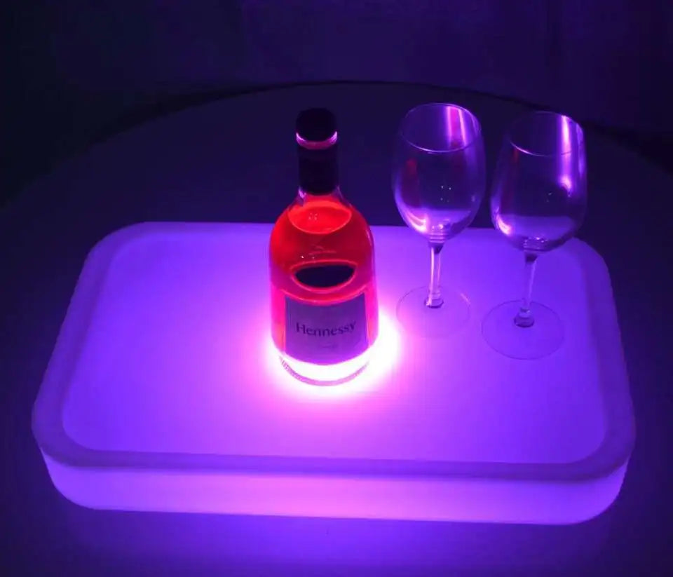 Hot Selling IP68 Water Proof Rechargeable Super Led Light Serving Tray