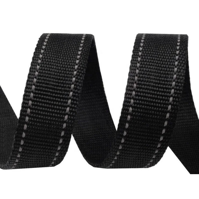 YouGuang Reflective Ribbon Coated Webbing Printing logo Polyurethane Coated Nylon Webbing Tape for Clothing