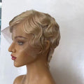 13*4 Lace Front Wig Human Hair Brazilian Hair Weaving Hot Selling Pixie Wigs Stock Regular Wave Hair Extensions