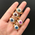 Wholesale Fashion New Devil's Eye Resin Rings Jewelry Adjustable Blue Eye Finger Ring for Women