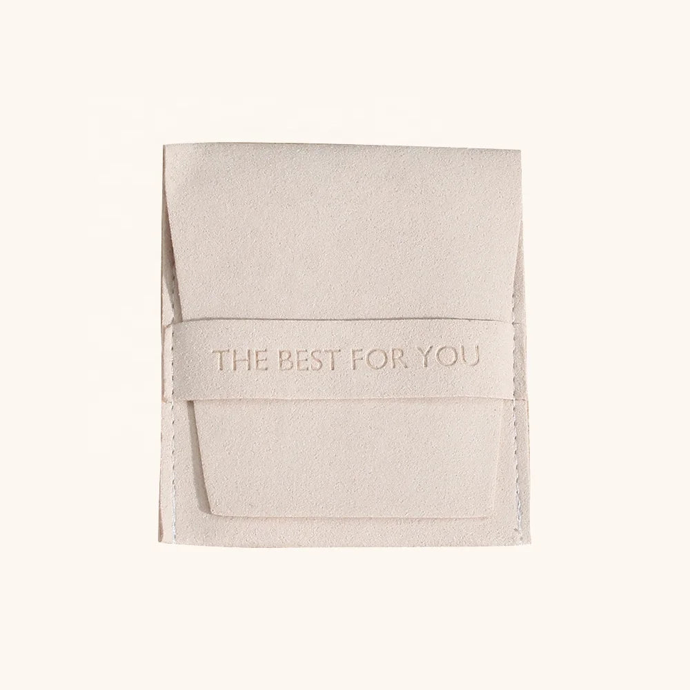Dingran Custom Design Logo Organizer for Ring Earring Necklace Microfiber Velvet Jewelry Gift Bag