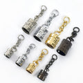 Meetee BD445 9/14mm Alloy Bag Side Rings Handbag Clothing Hardware Accessories Luggage Screw Metal Tassel Buckle Bag Accessories