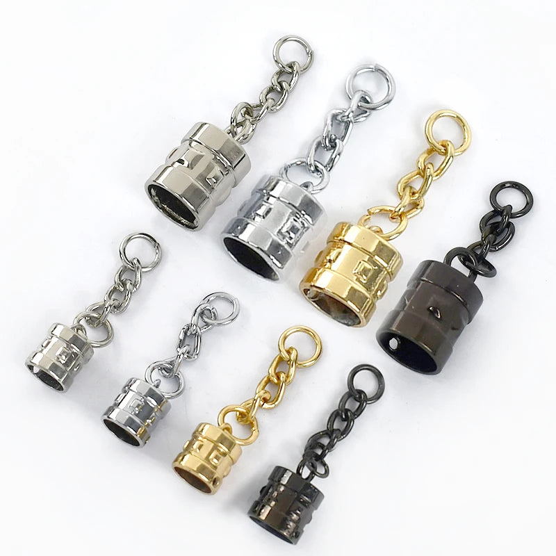 Meetee BD445 9/14mm Alloy Bag Side Rings Handbag Clothing Hardware Accessories Luggage Screw Metal Tassel Buckle Bag Accessories