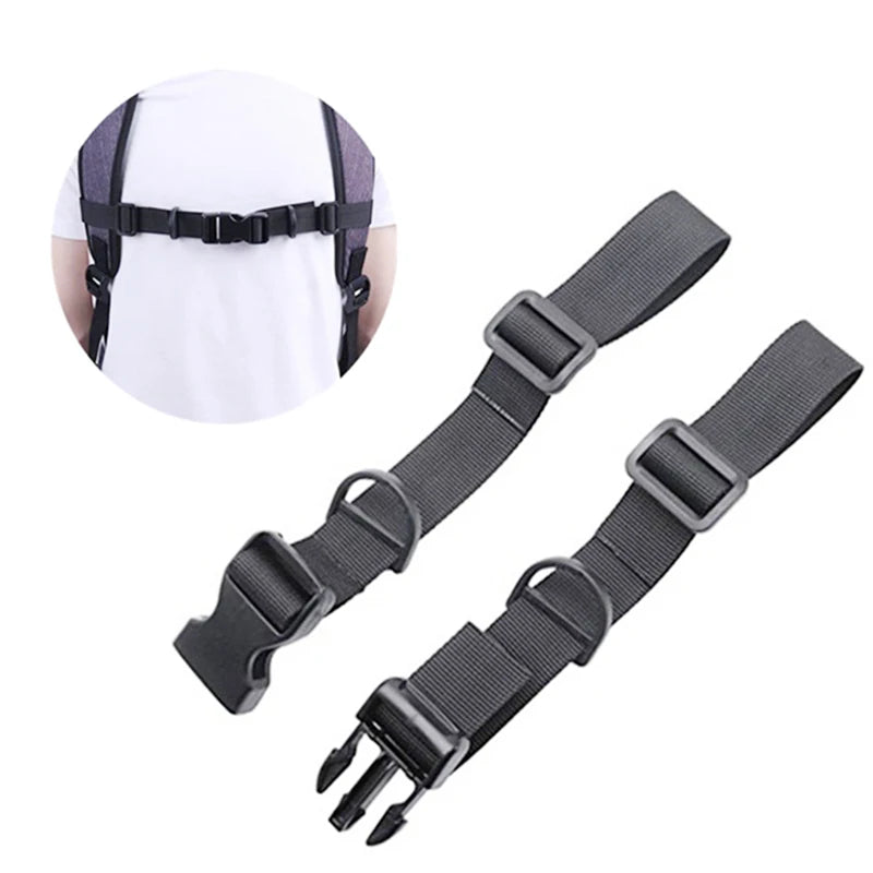 Adjustable Nylon Sternum Straps Webbing Shoulder Strap Fixed Belt Backpack Chest Strap