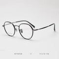 Hot Pure Titanium Anti Blue Light Reading Glasses Women's Retro Circular Eyeglass New Optical Prescription Glasses for Men