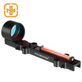 Focuhunter Optics Red Fiber Scope 1x28 Red Dot Sight Lightweight Fiber Optic Scope Hunting Optical Fiber Scope Without Battery