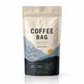 Custom Minimalist Coffee Bag With Valve Stand up Pouch Light Roast Whole Bean Coffee Packaging Supplier