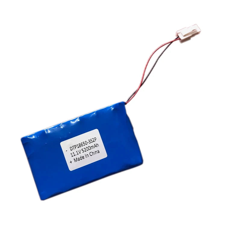 Rechargeable 11.1v 12v 18650 Li Ion Battery Pack 3s2p 6800mah Lithium Ion Battery Pack