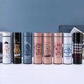 New Design 500ml Bear Print Double Wall Vacuum Stainless Steel Smart Drinkware Water Bottle With Tea Infuser