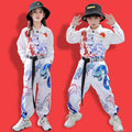 Chinese Style Hiphop One-piece Work Performance Handsome Boys Hip-hop Wear Girls Jazz Dance Catwalk Costumes
