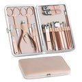 Personalized Professional 18pieces Stainless Steel Nail Clippers Cutter Kit Nail Care Pedicure Manicure Tools Set