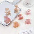 Wholesale 3cm Small Min Size Cute Children Hair Claw Sweet Simple Kid Hair Grips Acetate Mini Kids Hair Claw Clips