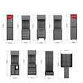Free Combination Diy Heavy Tools Hanging Wall Hole Board Car Beauty Tool Storage Rack Garden Tool Cabinet Cart Steel Workbench