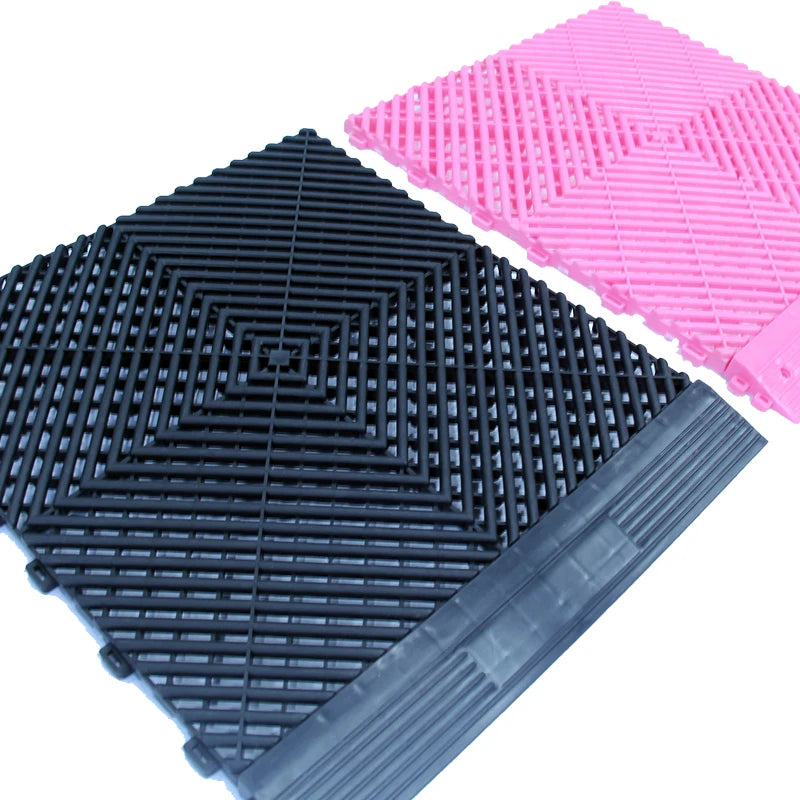 SUEZ Garage Floor Tiles Top Qualified Factory Direct Garage Car Wash Floor Plastic  Shop Floor Mats