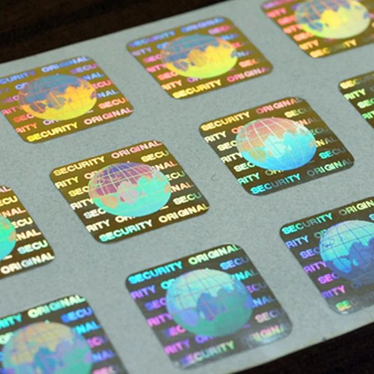 Free Design Laser 3d Hologram Anti Tamper Stickers 3d Effect Brand Name Hologram Sticker