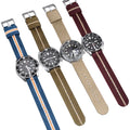 LAIHE Sport Adjustable Nylon Smart Watch Band 22mm Universal Fit Fitness Replacement Strap