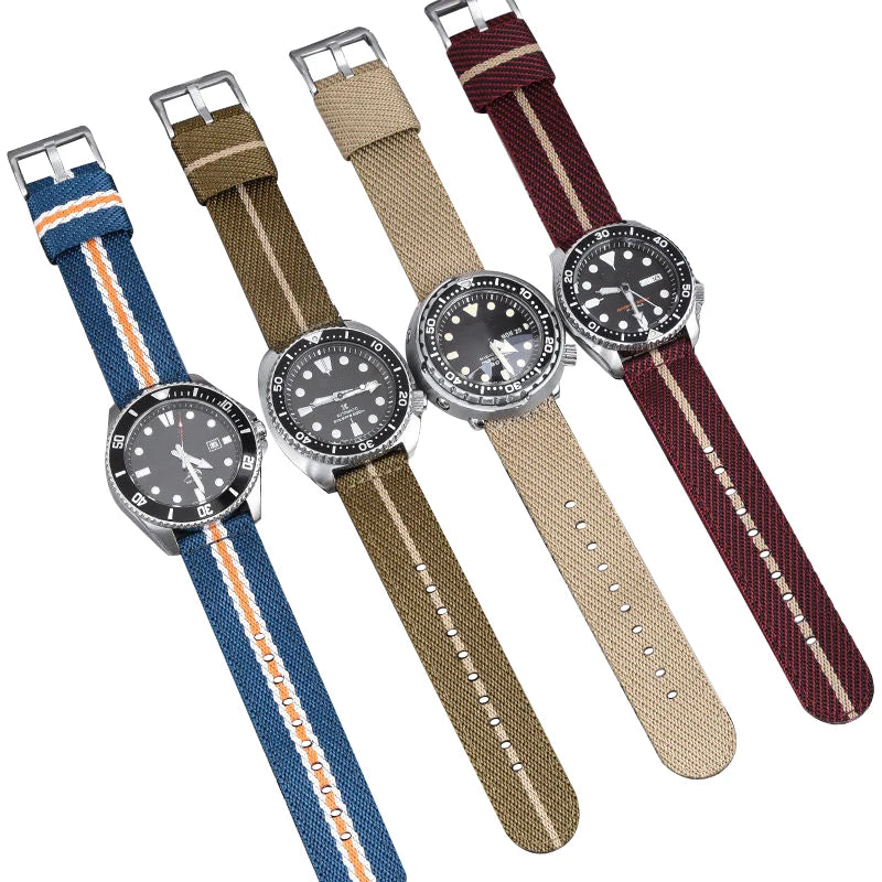 LAIHE Sport Adjustable Nylon Smart Watch Band 22mm Universal Fit Fitness Replacement Strap