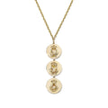 Milskye Custom Classic Timeless Brass 18k Gold Rhodium Plated Trendy Wise Monkey Medallion Chain Necklace for Anniversary