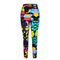 FLW Seamless Workout Leggings with Colorful Geometric Print Scrunch Bum Gym Pants Custom Logo Plus Size for Fitness Yoga