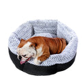 Customizable Fluffy Anti-Slip Cat and Dog Bed Nest Solid Pattern Heated Pet Sofa Made of Fiber