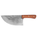 High Quality 8 Inch Skarde Slaughter Cutter Cutting Steel Meat Cleaver Kitchen Knife Retro Butcher Knife Hand Forged Knife
