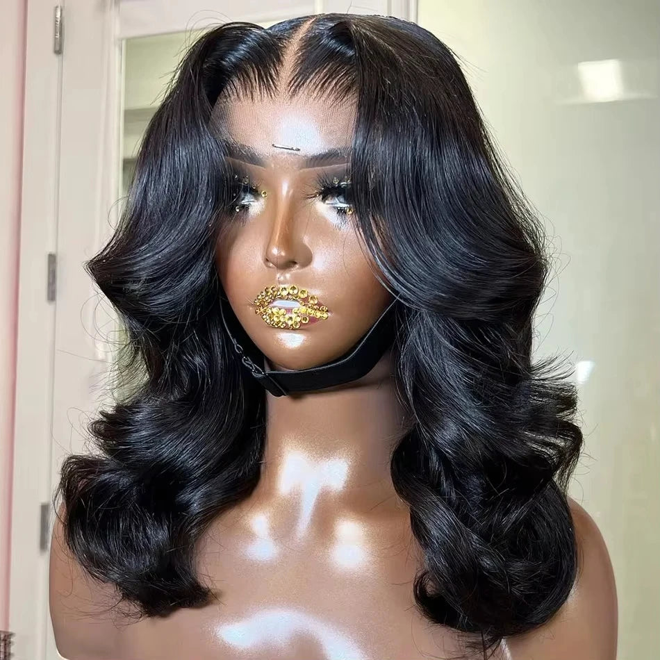 Brazilian Human Hair Lace Front WigLoose Wave Virgin Hair Lace Wig for Black WomenWholesale Glueless Wig With Baby Hair