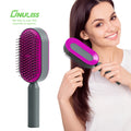 One Key Hair Combs Special Massage Click Self Cleaning Hairbrush Brush Curly Hair Self Cleaning Hair Brush for Women
