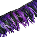 Popular Coque Tail Feathers Carnival Costume Feathers Colorful Rooster Feather Trim Fringe for Millinery and Costume Garment