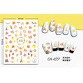 Wholesale Ca Fall Nail Sticker Maple Leaves 3d Nail Stickers Fall Leaf Flowers for Nail