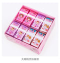 Cute Girl Promotional Mixed Color Ink Eraser Roller Type Rubber Material