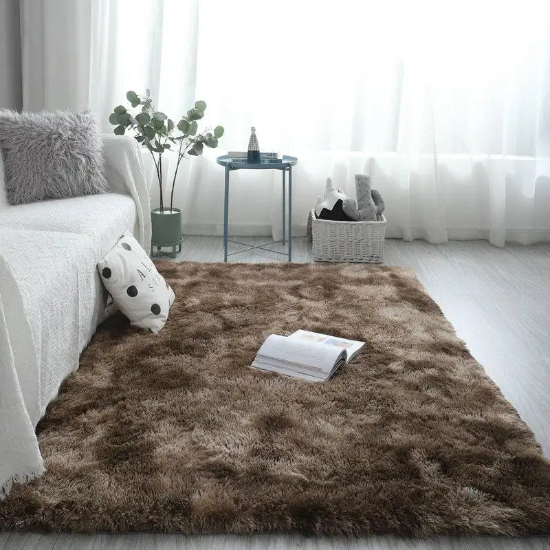New Cute Customized Tie-Dye Rug for Bedroom and Living Room Thickened Machine Made Carpet Minimum Order 1 Piece