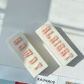INS Minimalist Style DIY Handmade Soap Handmade Aromatherapy Candle Silicone Mold Alphabet Candle Silicone Mold