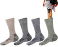 Autumn and Winter Outdoor Merino Wool Socks Men Thickened Warm Long Hiking Non-slip Breathable Sports