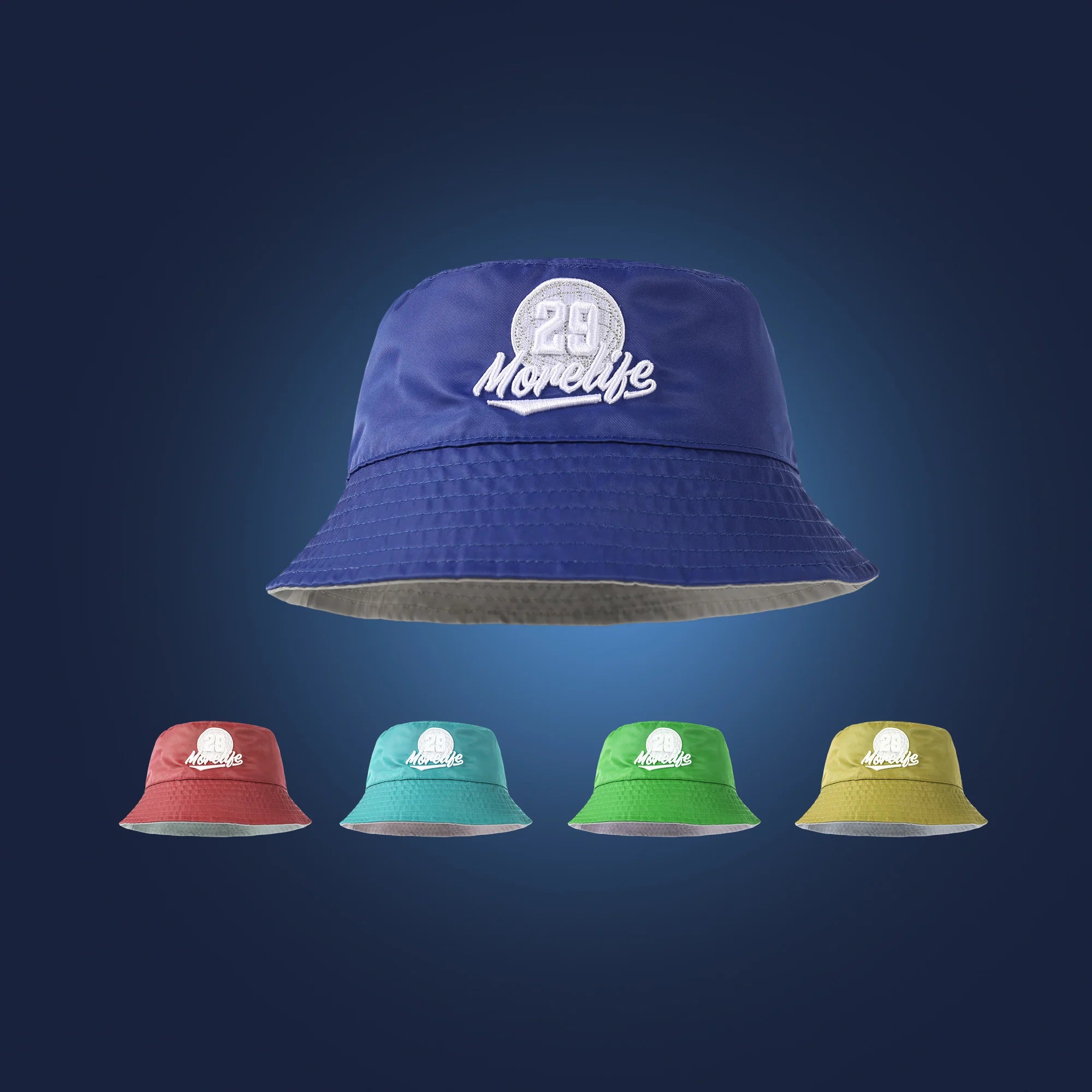 Personalized Logo Foldable Quick Drying Embroidered Nylon Waterproof Mens Custom Reversable Bucket Hat