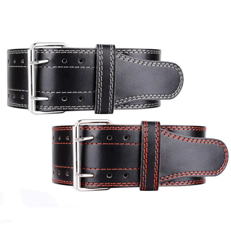 Custom Heavy Gym Powerlifting Premium Leather Weight Lifting Training Lever Belt