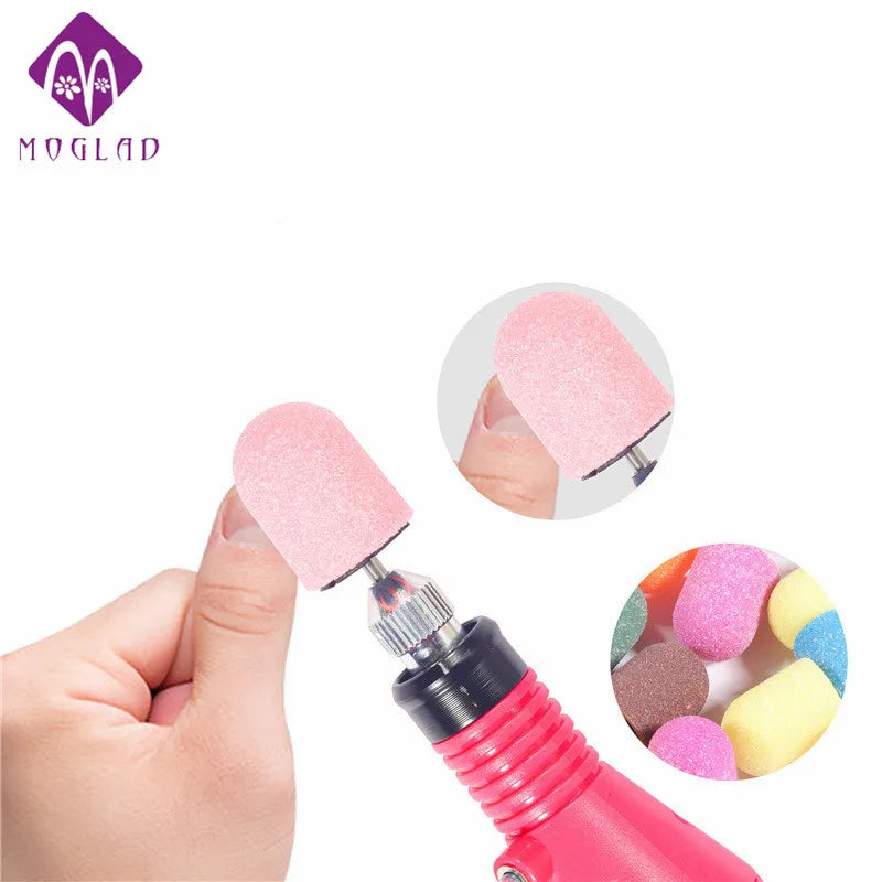 Hot Selling Colorful Nail Sanding Set Sanding for Nail Drill Bits Nail Tools