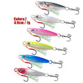 7g10g15g20g25g30g Bass Fishing Metal Bait Spinner Spoon Lure Vib Bait Metal Vibration Lure