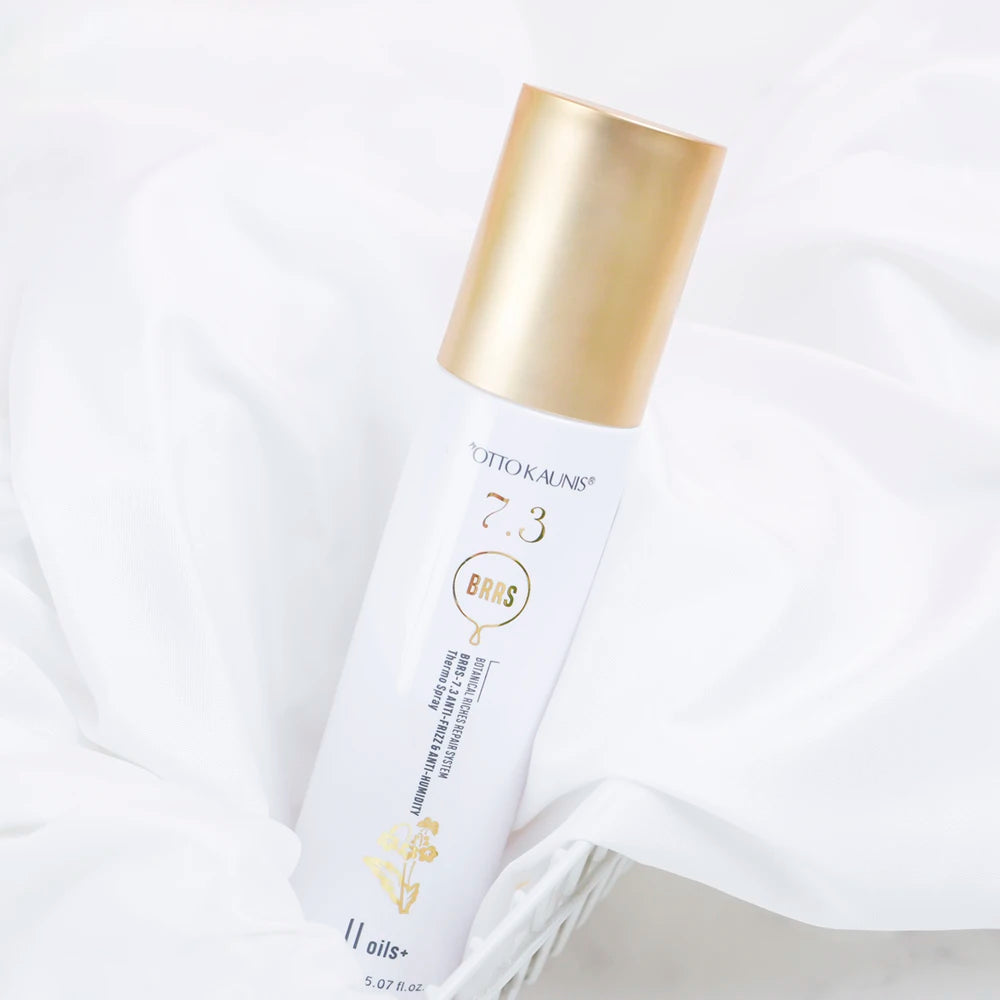 Natural Shiny Curls Hair Brightening Frizz Control Light Silk Spray