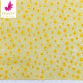 2020 Yellow Beaded Heavy Lace Fabric 3d Flower Lace Embroidered Fabric Sequins Beaded Tulle HY1312-4