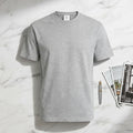 Shinesia Regular Fit Solid Knitted 180g Heavyweight Eco-Friendly Digital Printing Breathable Acid Wash Blank Chinese Style