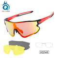 Mountain Bike Sunglasses Manufacturer Polarized Mirror Black Frame Sports Eyewear Interchange Cycling Sunglasses Men
