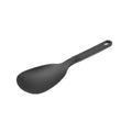 Italian-Made Black Nylon Long Handle Eco-Friendly Dishwasher-Safe Serving Spoon Kitchen Utensil for Rice Ice Cream Fruit
