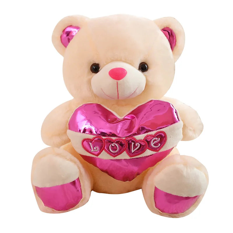 Super Soft Lovely Couple Teddy Bear Plush Toy Cuddly Soft Bear I love You Cute I love You Teddy Bear Valentine's Day Gift