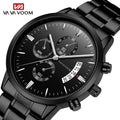 VA VOOM -214 Unique Quartz Watch Fashion 3atm Water Resistant Stainless Steel Back Shop Men