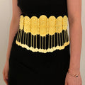 Indian France Silver Gold Metal Hollow Flower Belly Dance Waist Belt Chains for Women Indian Thailand Party Body Jewelry