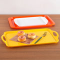 Colorful 100% A5 Melamine Serving Tray Large Dessert Serving Trays for Restaurant