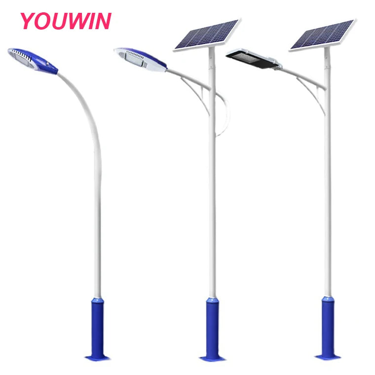 YOUWIN 3-15m Stainless Steel/Galvanized Steel Garden Park Light Pole Factory Direct Outdoor Garden Lamp Post Light 5-Year