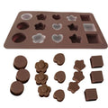 Functional DIY Kitchen Ice Cube Tray Different Shape Silicone Chocolate Mold