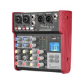Muslady SL-4 Compact Size 4-Channel Mixing Console Mixer