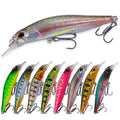 Hengjia Lures Fishing Minnow Fishing Lure 75mm 5.1g Sea Bass Lures Fishing Tackle Long Casting Saltwater Artificial Bait